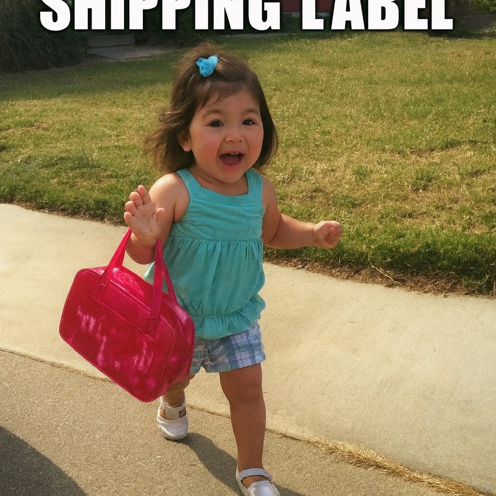 Extra shipping label